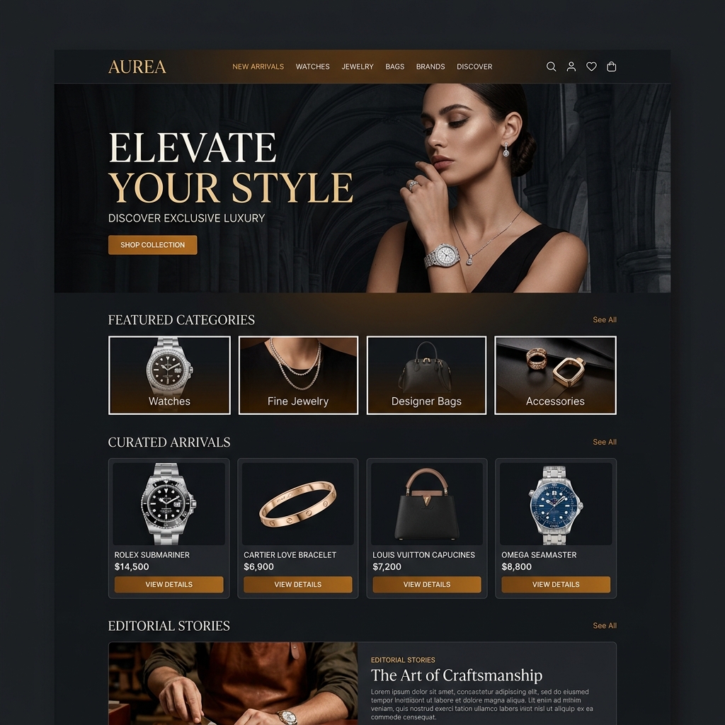 Aura: Luxury E-Commerce