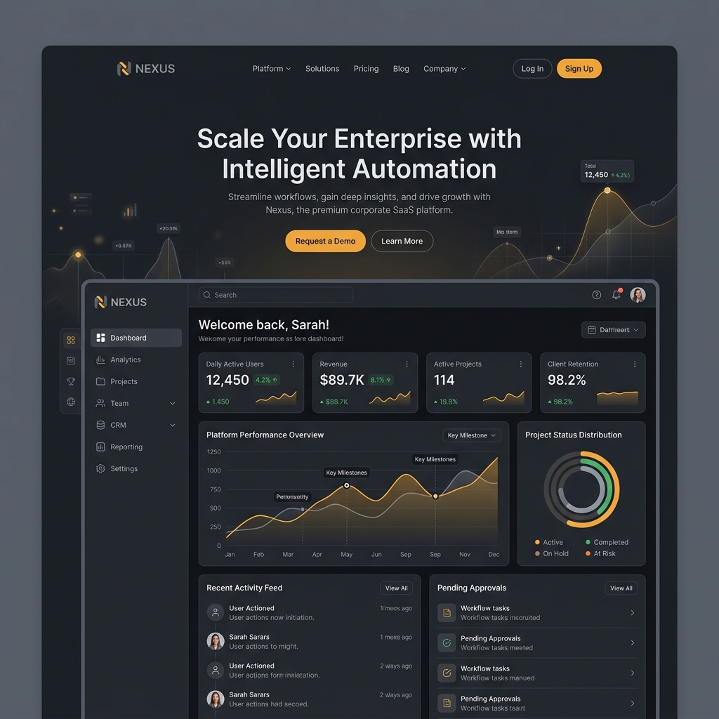 Nexus: Corporate SaaS Platform
